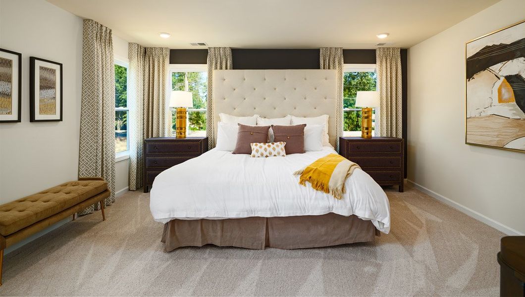 Furnished interior view inside a new home in Sylvan Creek, Denver (Image 21).