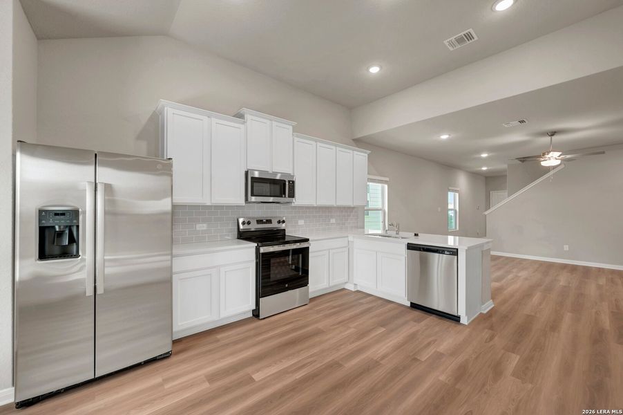 Furnished interior view inside a new home in Paloma Park, Converse (Image 10).
