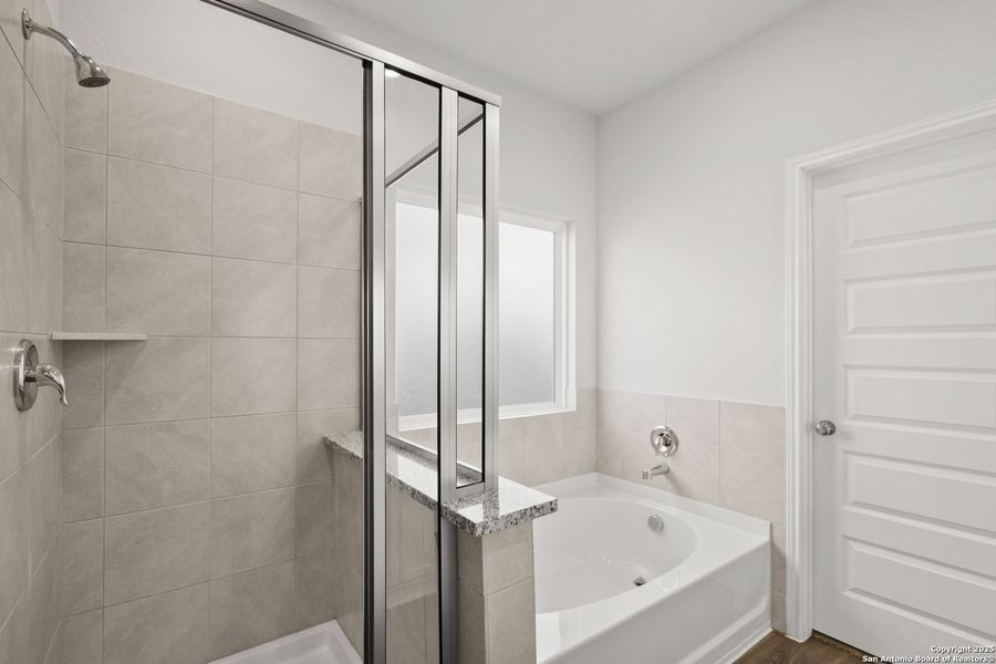 Furnished interior view inside a new home in Timber Creek, San Antonio (Image 9). Furnished interior view inside a new home in Timber Creek, San Antonio (Image 9).