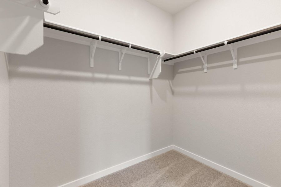 Walk-in closet in Primary Bedroom