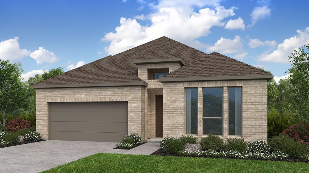 Representative exterior photo of a completed home built from the Auburn by Taylor Morrison in The Ranch at Uptown Celina, Celina, TX (Image 17). Representative exterior photo of a completed home built from the Auburn by Taylor Morrison in The Ranch at Uptown Celina, Celina, TX (Image 17).