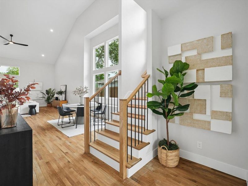 Furnished interior view inside a new home in , Dallas (Image 5).
