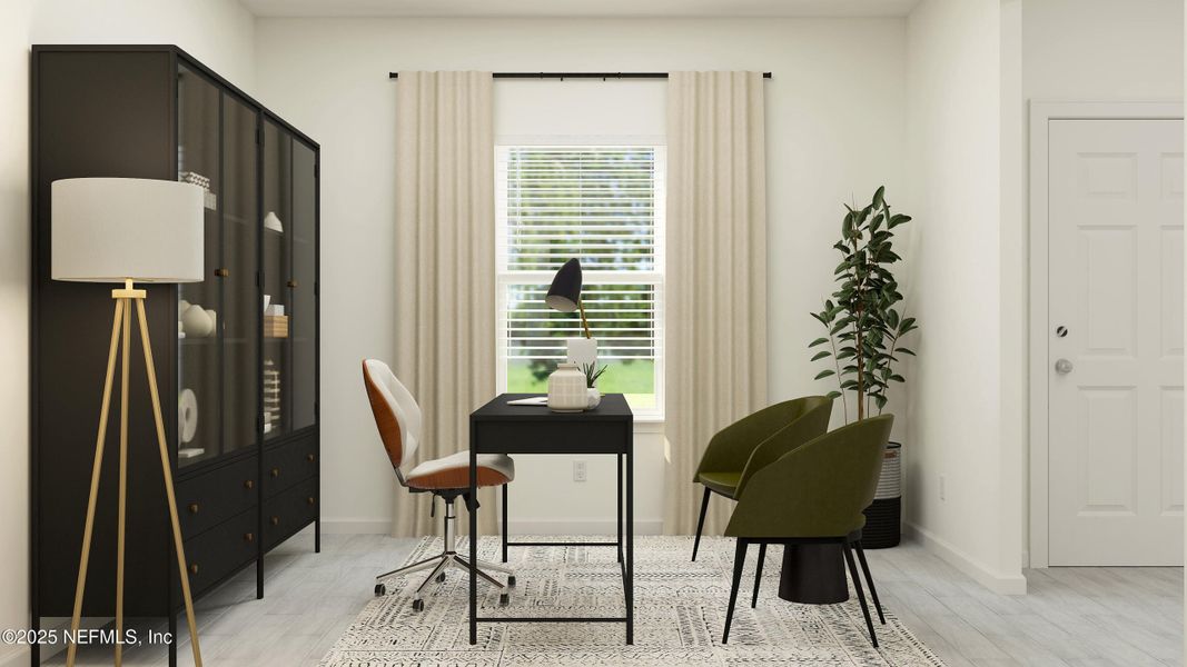 Furnished interior view inside a new home in Saddle Oaks, Jacksonville (Image 4).