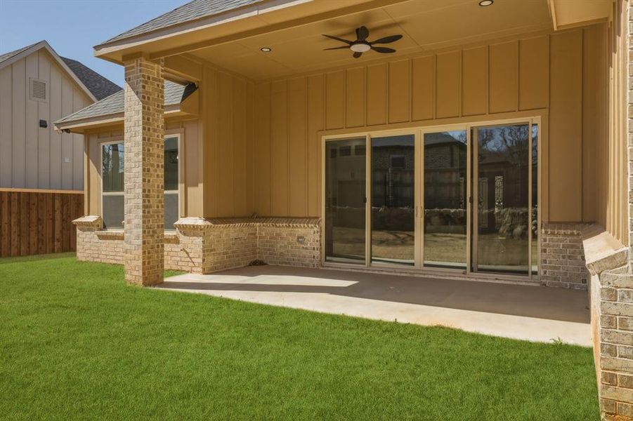 Exterior details and patio area of a home in , Arlington (Image 28).
