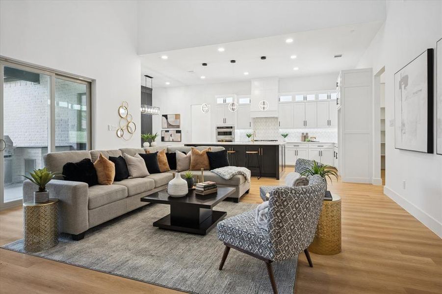 Furnished interior view inside a new home in , North Richland Hills (Image 17).