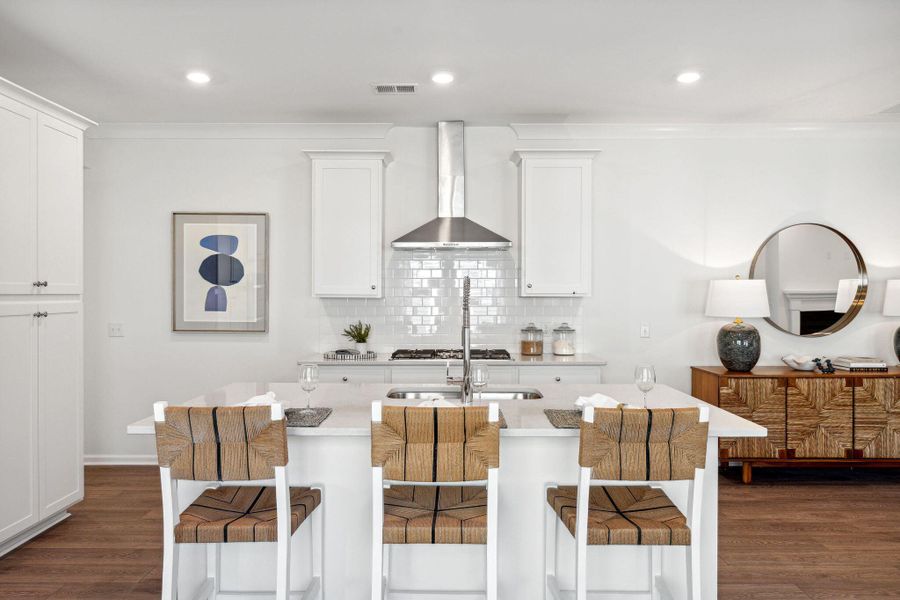 Furnished interior in a model home at Horizons at Carnes Crossroads | 55+: Cottage Collection in Summerville (Image 34).