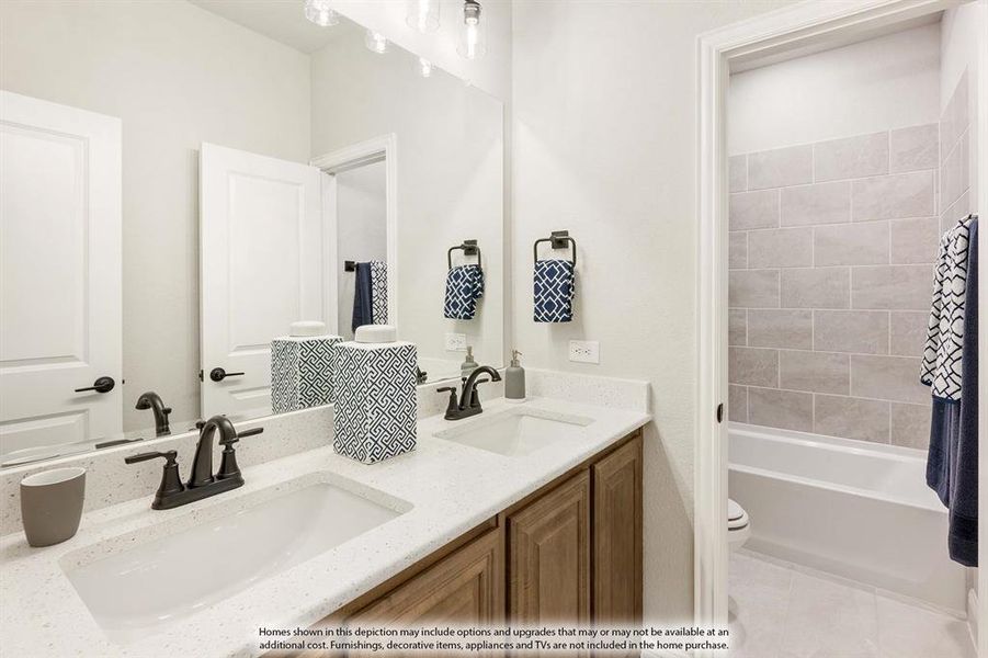 Furnished interior view inside a new home in Timberbrook 3B-4A, Justin (Image 17).