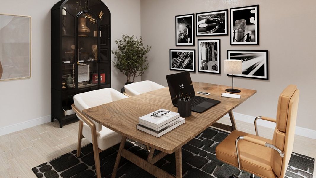 Representative furnished interior of a home built from the Nantucket by Taylor Morrison in Skye Ranch Community Group Page, Sarasota (Image 4).