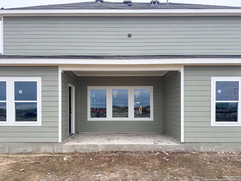Exterior details and patio area of a home in Cordova Trails, Seguin (Image 9).