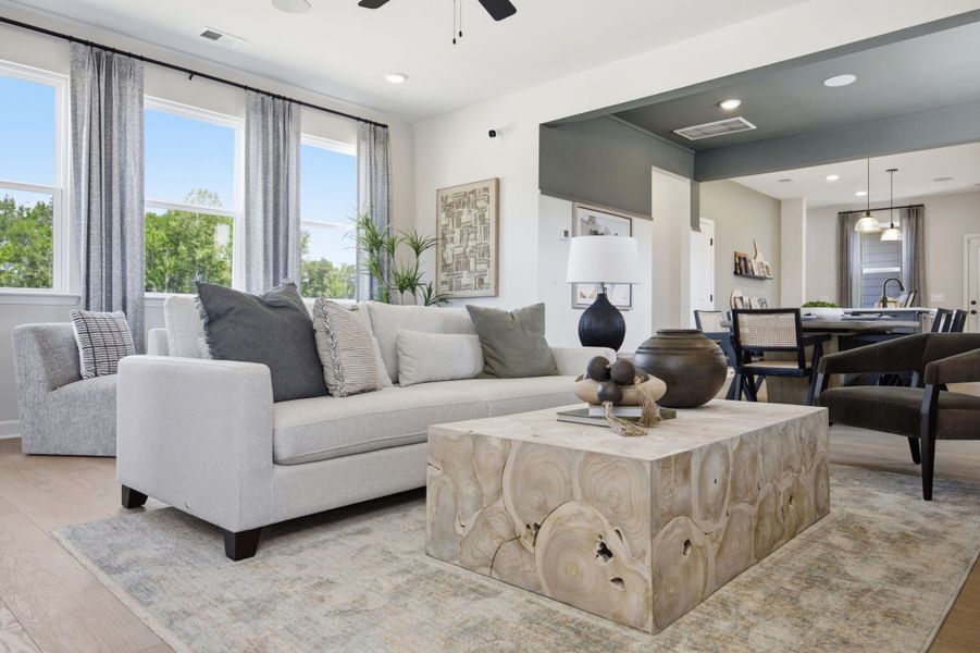 Representative furnished interior of a home built from the The Burke C by Davidson Homes LLC in Forestville Yard, Knightdale (Image 17).