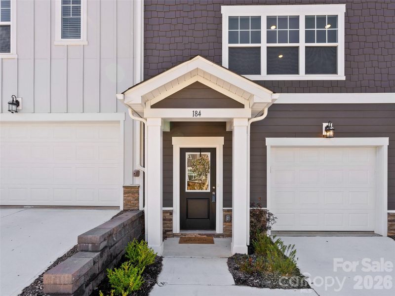 Exterior details and patio area of a home in , Asheville (Image 3).