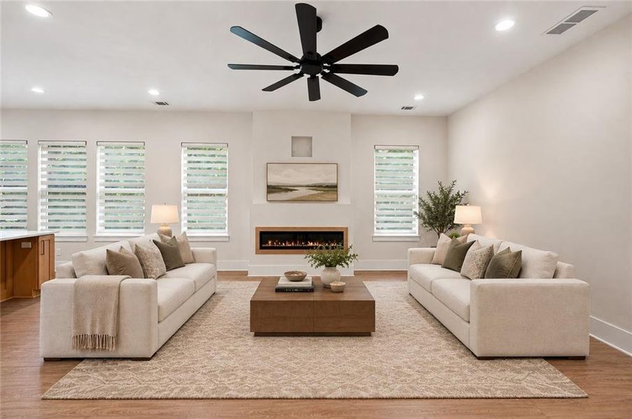 Furnished interior view inside a new home in , Monroe (Image 13). Furnished interior view inside a new home in , Monroe (Image 13).