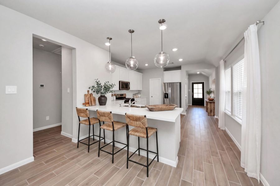 Furnished interior view inside a new home in Montgomery Ridge, Montgomery (Image 6).