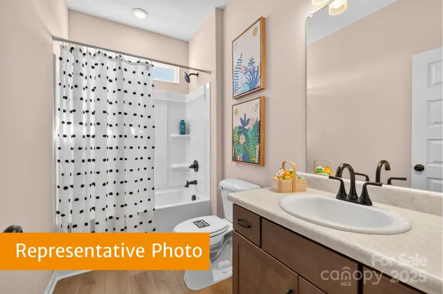 Furnished interior view inside a new home in Country Club Village, Salisbury (Image 3).