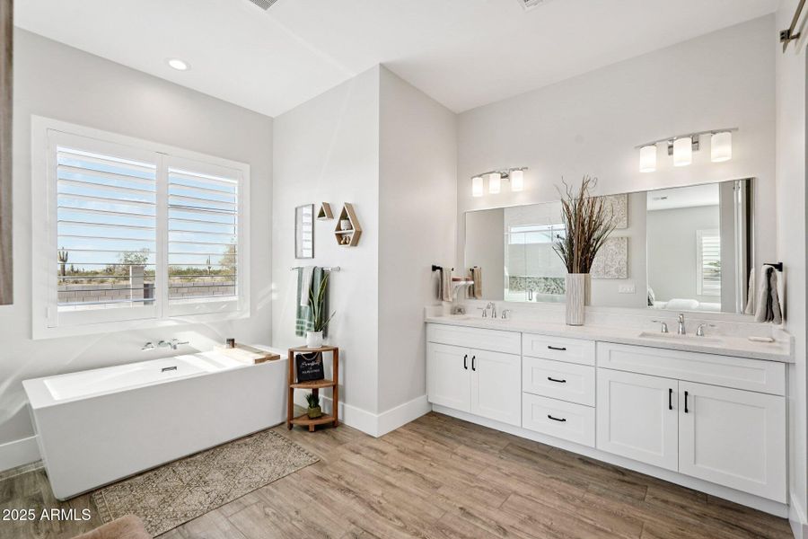 Soaking Tub w/Desert Views Soaking Tub w/Desert Views
