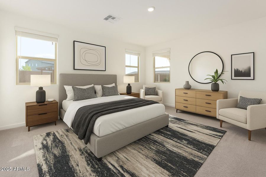 Primary Bedroom Rendering