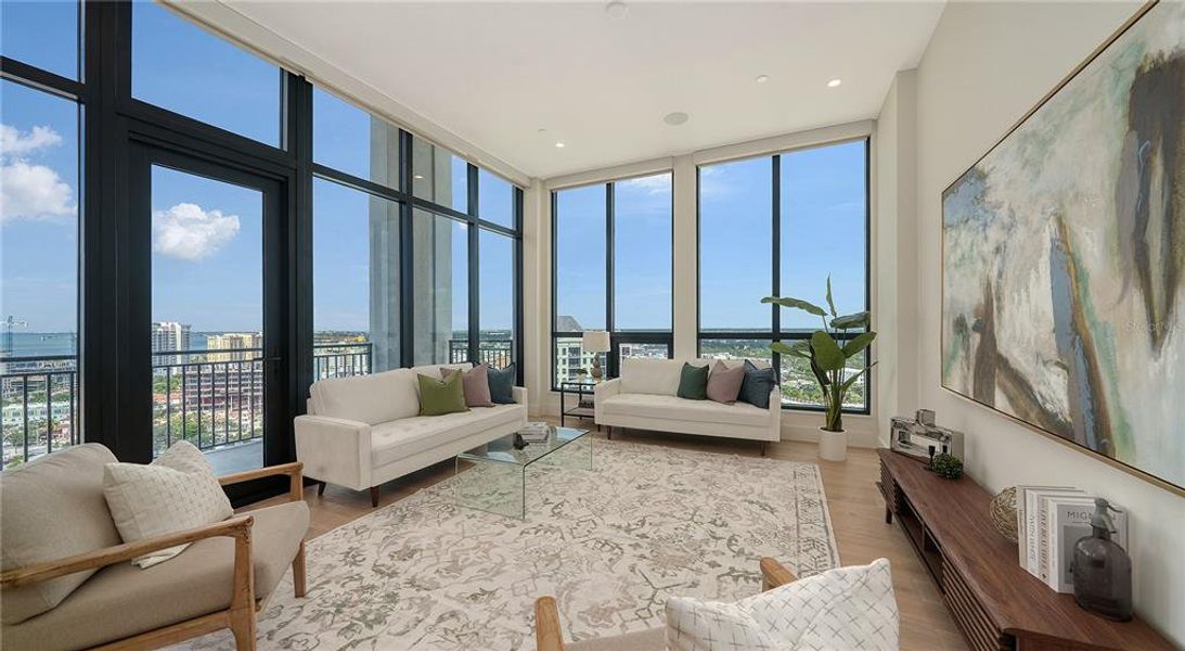 Furnished interior view inside a new home in , Sarasota (Image 8). Furnished interior view inside a new home in , Sarasota (Image 8).