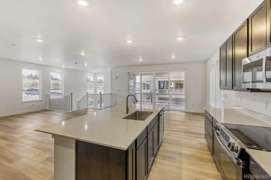 Furnished interior view inside a new home in Vermilion Creek, Centennial (Image 2).