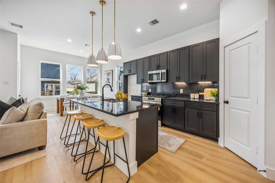 Furnished interior view inside a new home in , Houston (Image 14).