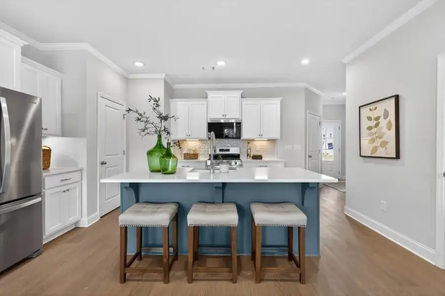 Furnished interior view inside a new home in , Suwanee (Image 20).