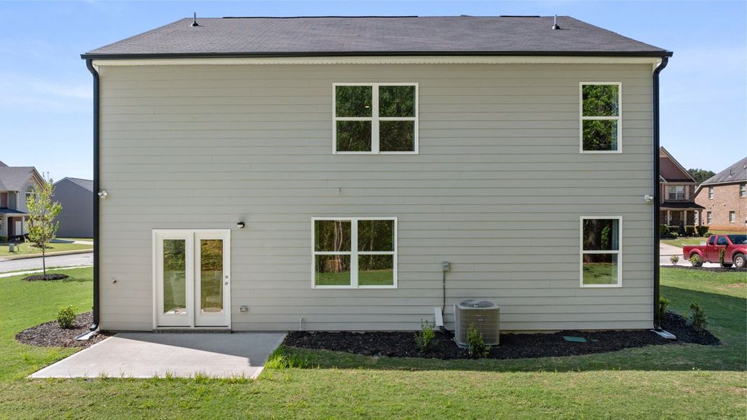 Representative exterior photo of a completed home built from the Hayden by D.R. Horton in Glenmaye, Hampton, GA (Image 21). Representative exterior photo of a completed home built from the Hayden by D.R. Horton in Glenmaye, Hampton, GA (Image 21).