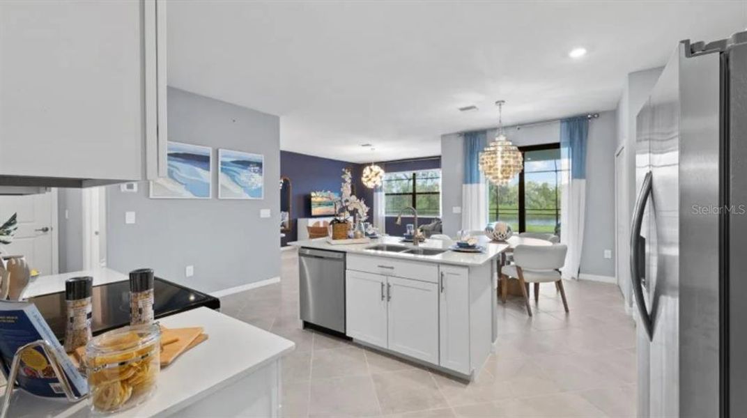 Furnished interior view inside a new home in , Venice (Image 10).