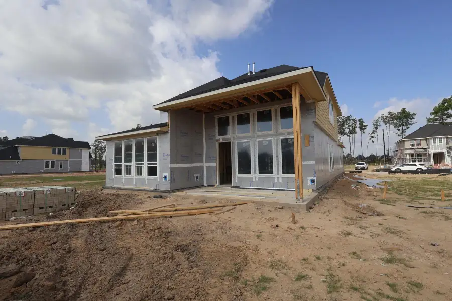 In-progress construction of a new home in Woodson’s Reserve, Spring, TX (Image 5). In-progress construction of a new home in Woodson’s Reserve, Spring, TX (Image 5).