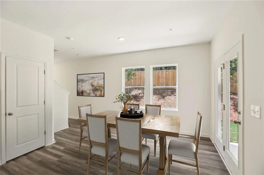 Furnished interior view inside a new home in Kendall Grove, McDonough (Image 7).