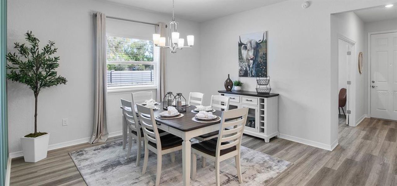 Furnished interior view inside a new home in Copperleaf, Ocala (Image 11).