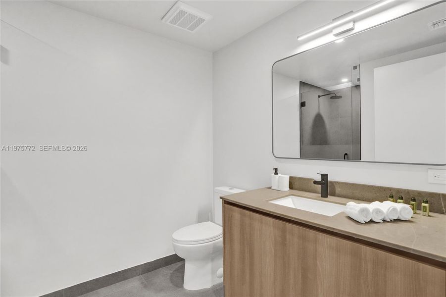 Furnished interior view inside a new home in , Miami (Image 32).