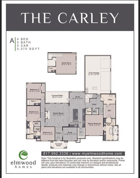 2D floor plan layout of this home in Aledo Heights, Aledo, TX (Image 2). 2D floor plan layout of this home in Aledo Heights, Aledo, TX (Image 2).