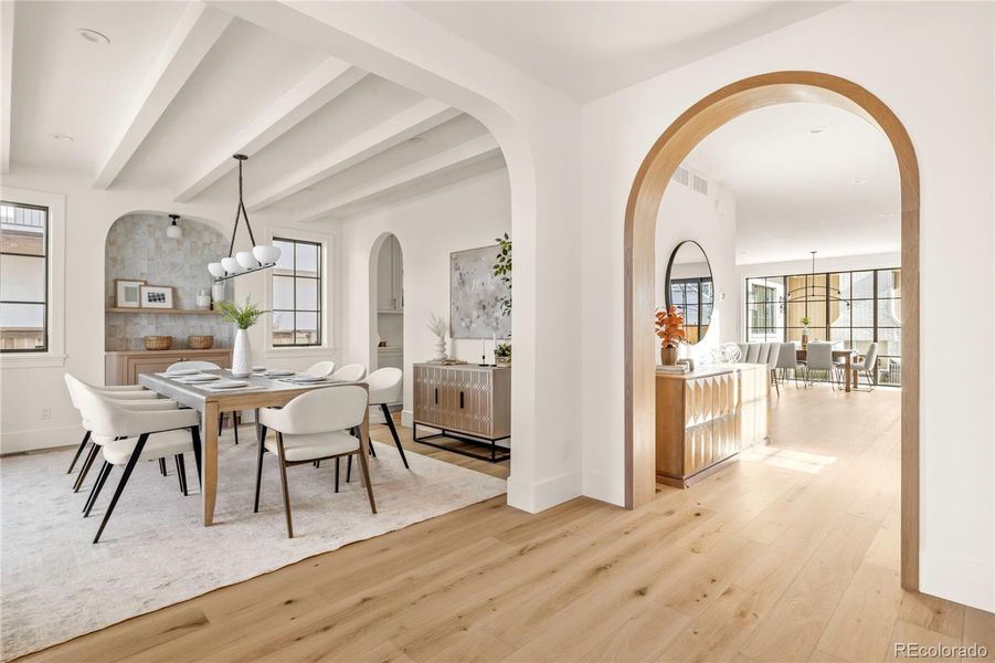 Furnished interior view inside a new home in , Denver (Image 34). Furnished interior view inside a new home in , Denver (Image 34).