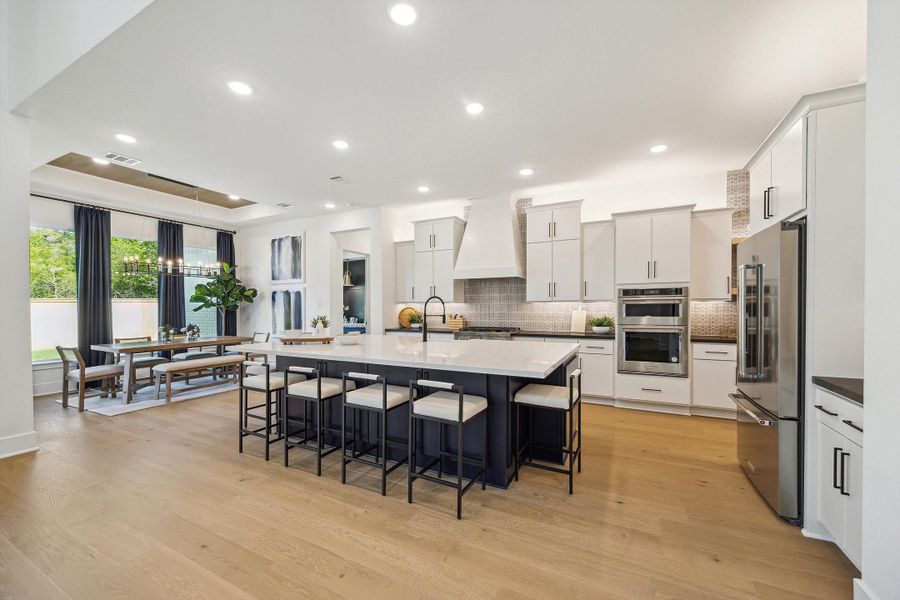 Representative furnished interior of a home built from the The Jaxson IX by Westin Homes in The Woodlands Hills, Willis (Image 15).