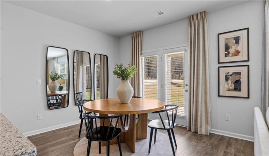 Furnished interior view inside a new home in Twin Lakes, Hoschton (Image 23).