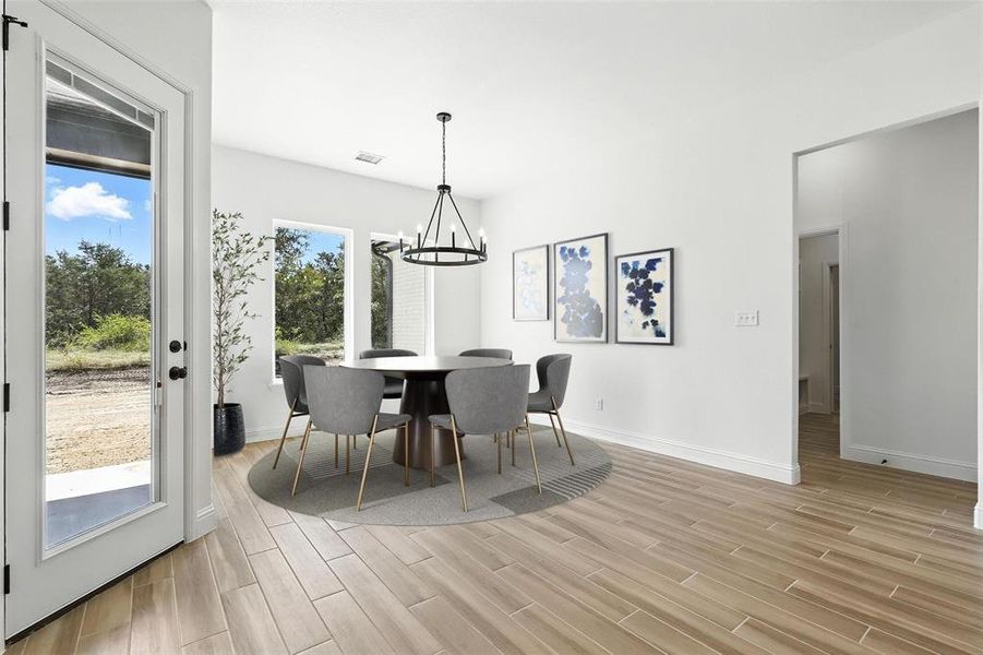 Furnished interior view inside a new home in , Weatherford (Image 6). Furnished interior view inside a new home in , Weatherford (Image 6).