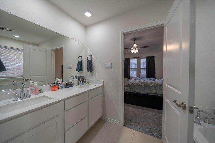 Furnished interior view inside a new home in Lakewood Trails, Forney (Image 22).