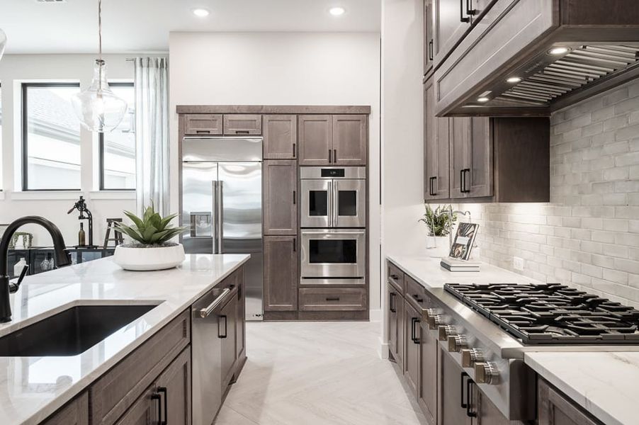 Representative furnished interior of a home built from the Carignan by Tri Pointe Homes in Legacy Grove, Montgomery (Image 18).