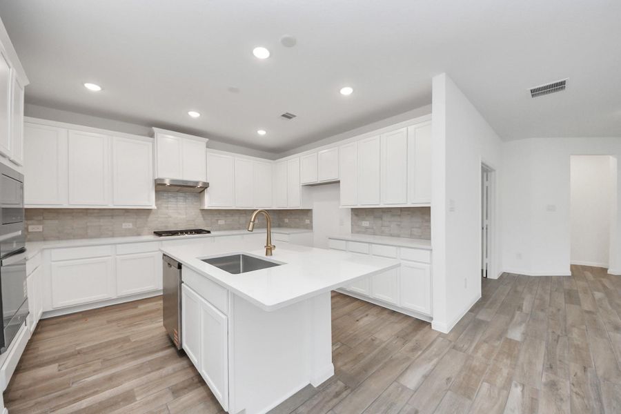 Furnished interior view inside a new home in Elyson, Katy (Image 6).