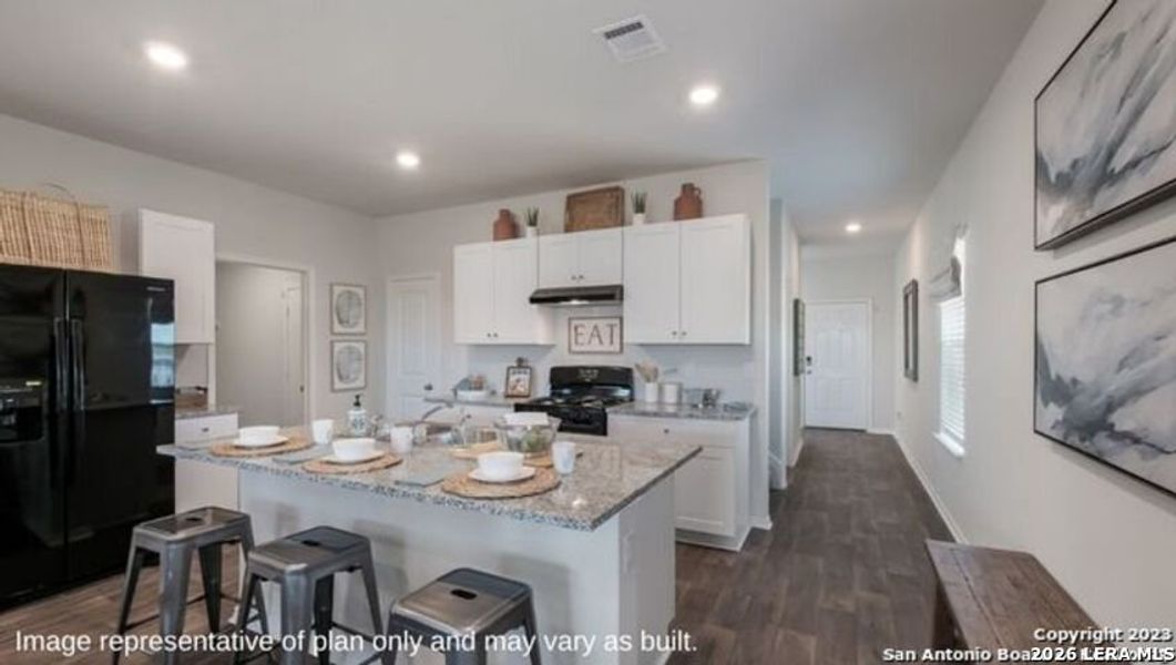Furnished interior view inside a new home in Redbird Ranch, San Antonio (Image 20).