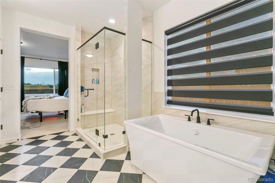 Furnished interior view inside a new home in , Colorado Springs (Image 16).