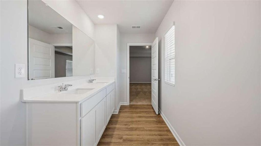 Furnished interior view inside a new home in Poplar Preserve, Newnan (Image 7). Furnished interior view inside a new home in Poplar Preserve, Newnan (Image 7).