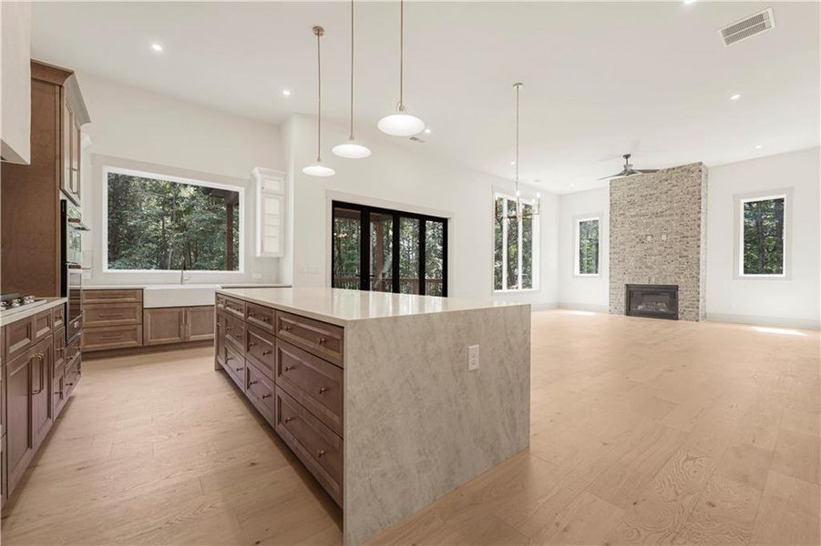 Furnished interior view inside a new home in , Commerce (Image 9).