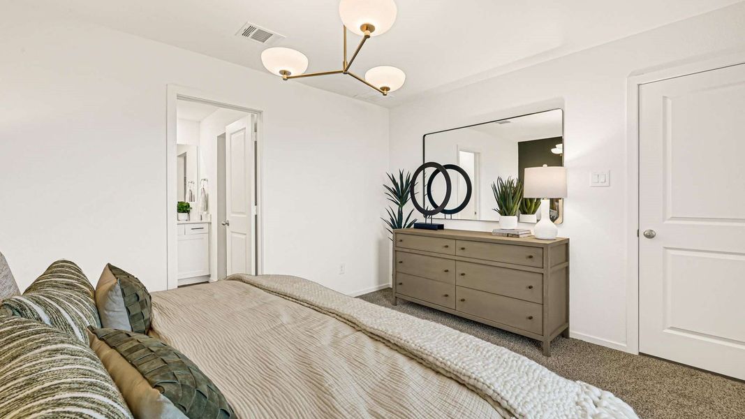Furnished interior view inside a new home in Milo Farms, Needville (Image 27).
