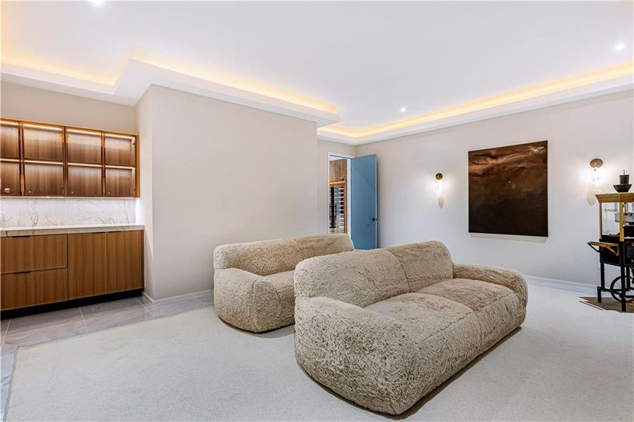 Furnished interior view inside a new home in , Marietta (Image 58).
