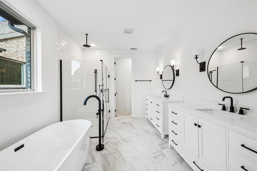 Furnished interior view inside a new home in Sterling Greene, Arlington (Image 27). Furnished interior view inside a new home in Sterling Greene, Arlington (Image 27).