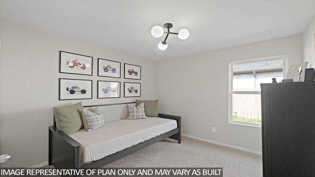 Furnished interior view inside a new home in Porters Mill, New Caney (Image 10).