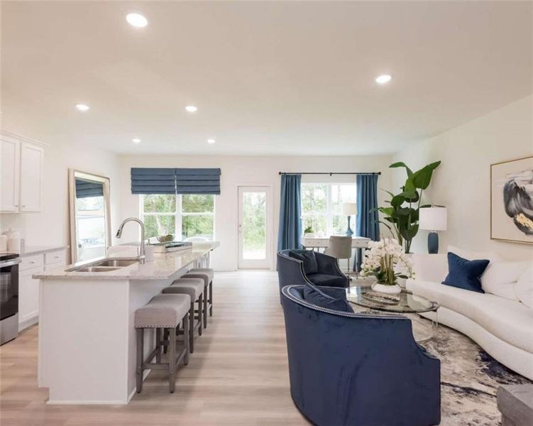 Furnished interior view inside a new home in Riverside, Conyers (Image 13).