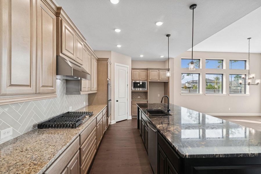 Furnished interior view inside a new home in ARTAVIA 65' Homesites, Conroe (Image 17).