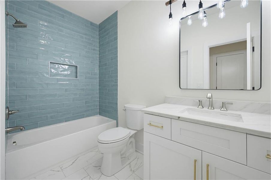 Furnished interior view inside a new home in , Cumming (Image 15).