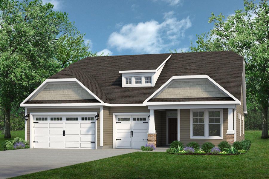 Representative exterior photo of a completed home built from the The Surfrider by Chesapeake Homes in Coastal Club of the Carolinas, Calabash, NC (Image 21).